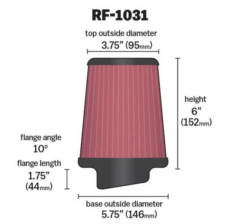 Porsche High-Flow Air Filter