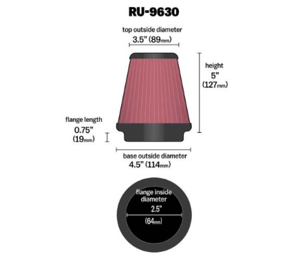 Porsche High-Flow Air Filter