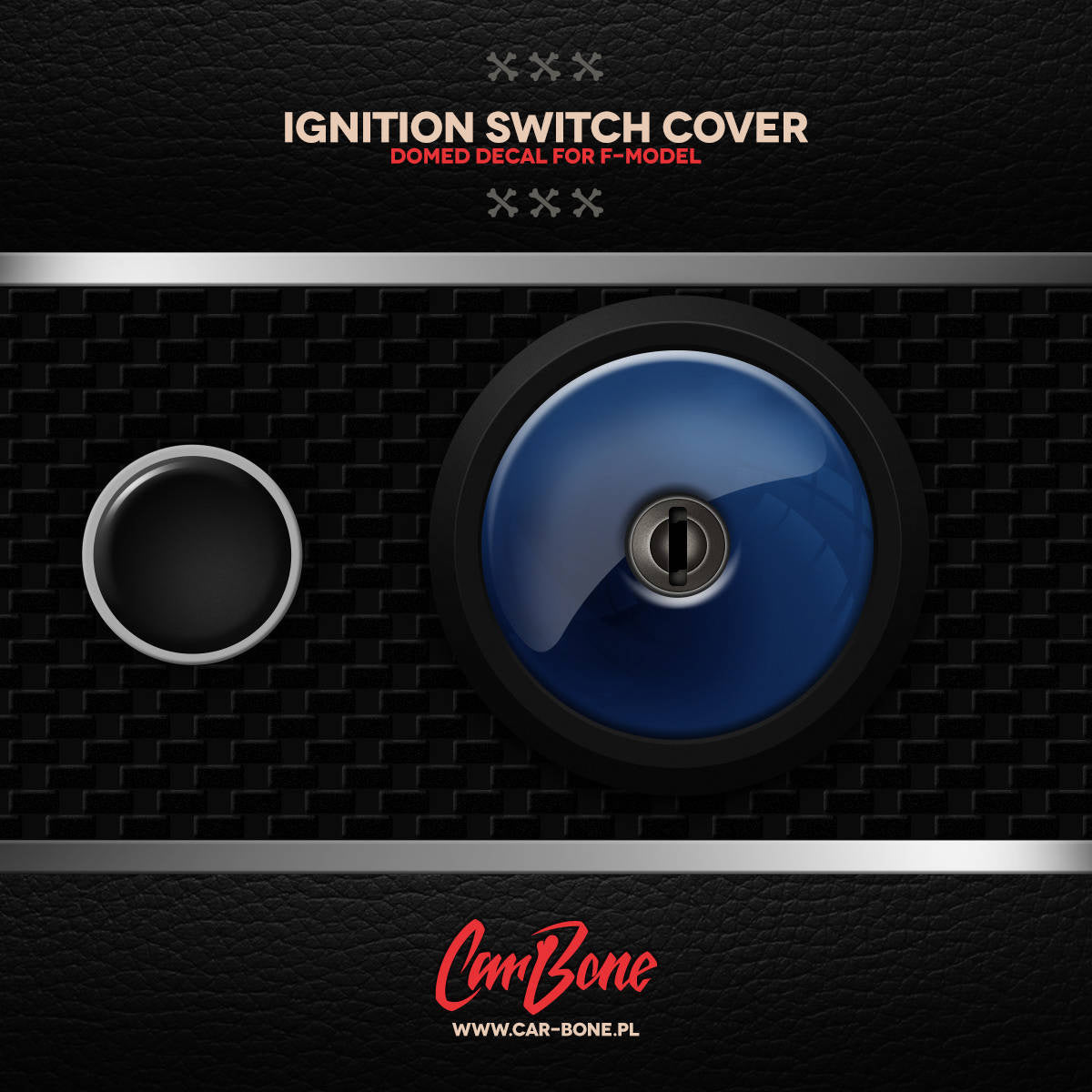 Porsche Ignition Switch Cover Decal - 911 65-73