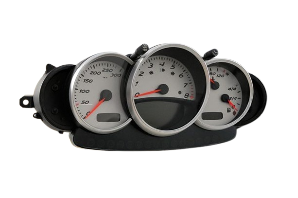 Porsche Instrument Cluster Black & Silver - Boxster 02-04 98664123502FHB