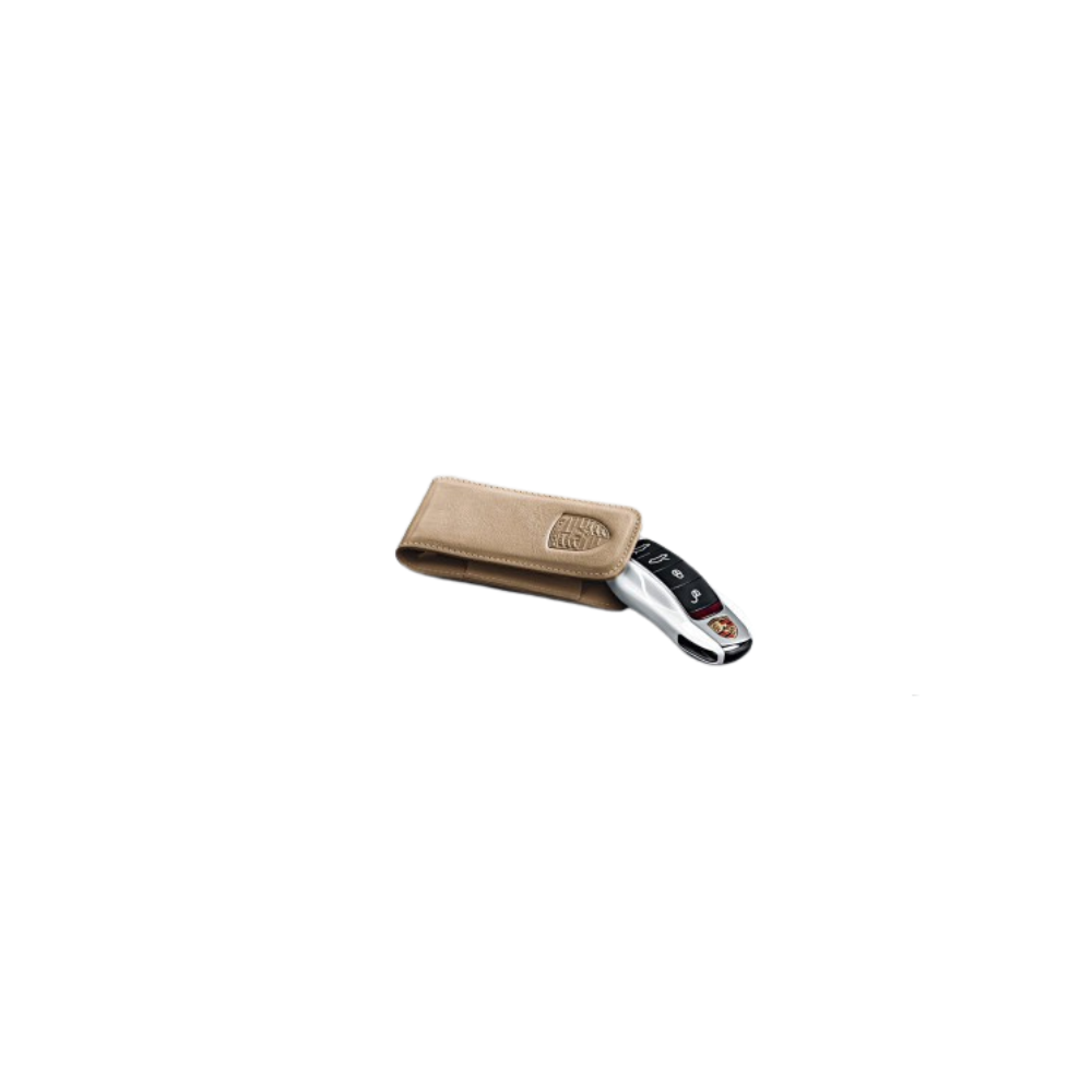 Porsche Key Pouch In Leather Saddle Tan - 97004400110 97004400110