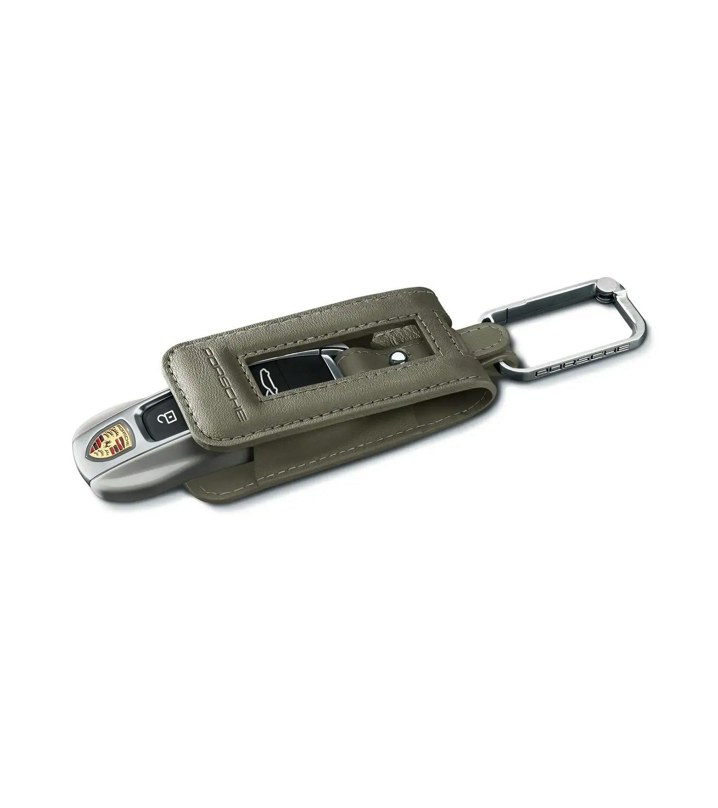 Porsche Leather Key Pouch Iceland Green - 971044003OQ9 - 911 - Cayenne - Panamera - Taycan 971044003OQ9