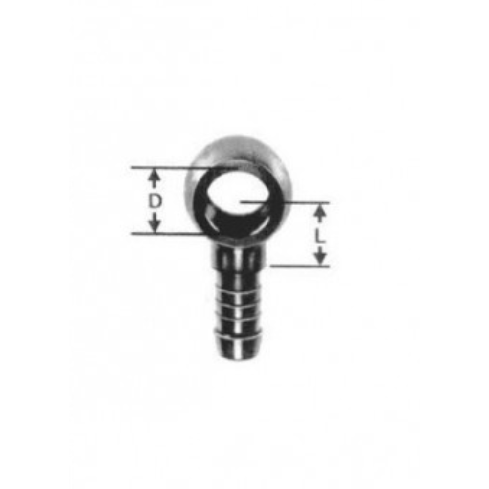 Porsche M12 Banjo Hose Nipple DN NW 6 8081-0600