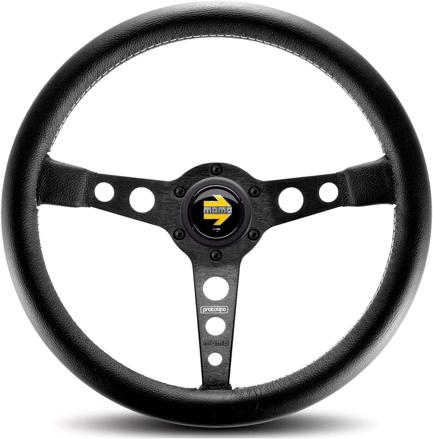 Porsche MOMO Prototipo Steering Wheel - Black 350mm PRO35BK2B