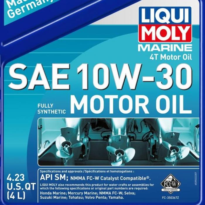 Porsche Marine 4T Motor Oil SAE 10W-30 4L 20522