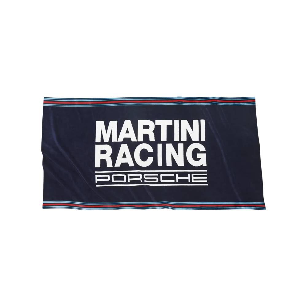 Porsche Martini Racing Cotton Unisex Towel - Dark Blue