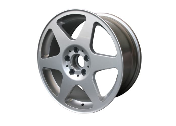 Porsche Maxilite Evo Style Silver Wheel - ET37 - 7.5x17 inch MBEV7517s