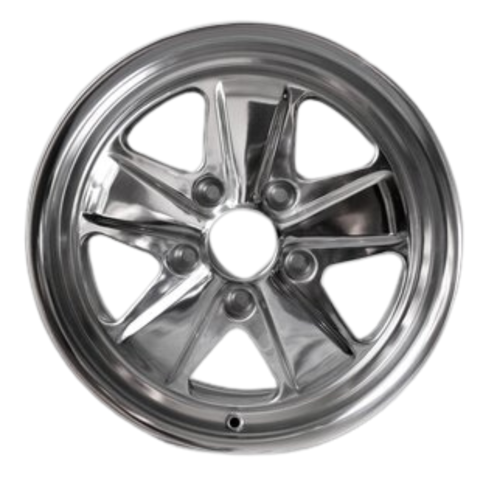 Porsche Maxilite Fuchs Fully Polished Wheel 7.5x17 - 944/968/928/911/Boxster 78-04 MX175017po