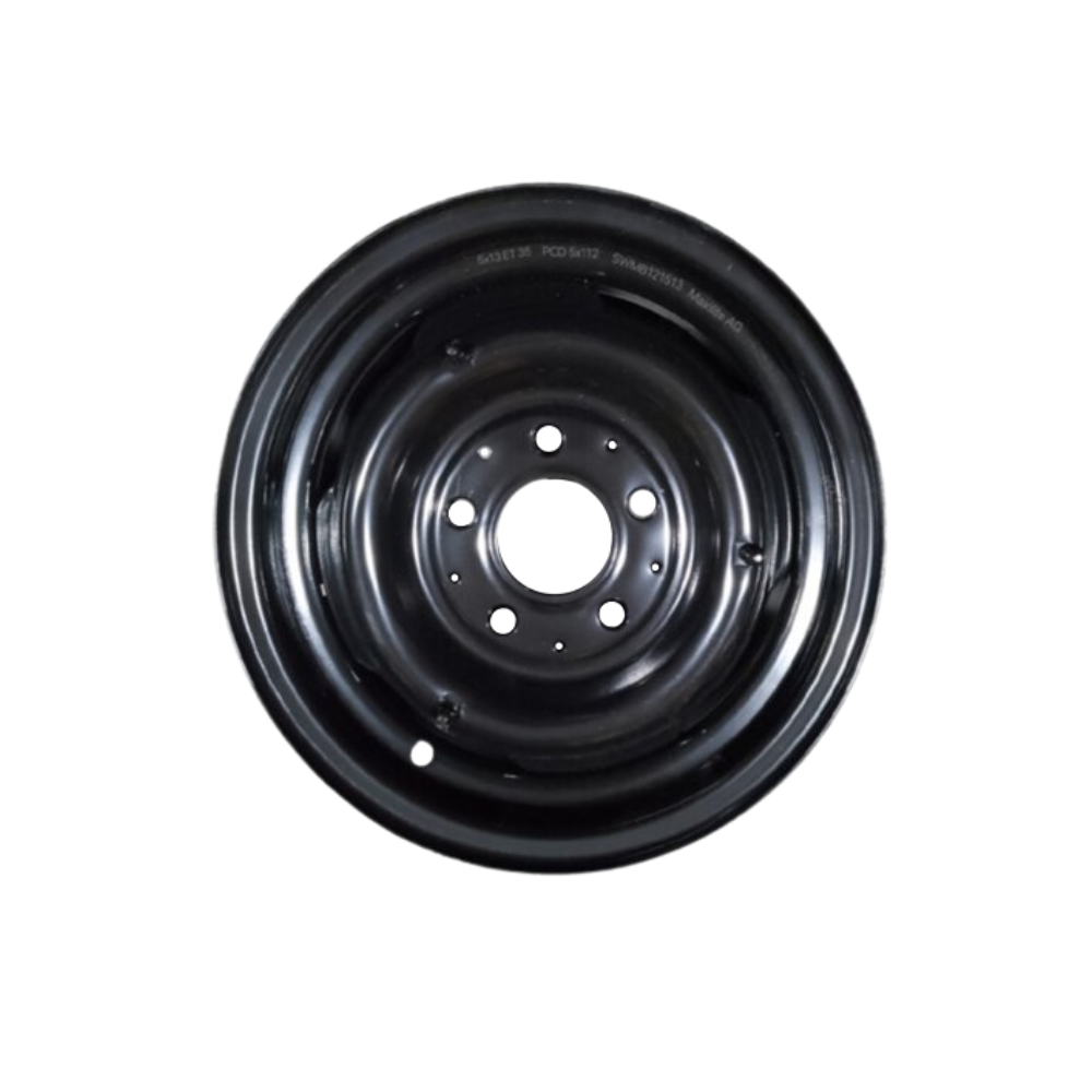 Porsche Maxilite OE Steel Style Black Wheel - ET35 - 5x13 inch SWMB121513