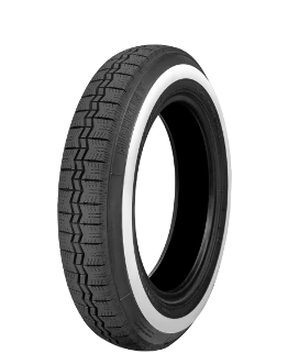 Porsche Michelin 125/82R12 62S TL X Flanc Blanc Classic Tire 68217