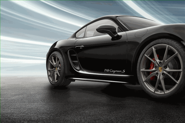 Porsche Model Designation On Doors Film - 98204480011V04 - 982 17-23 98204480011V04