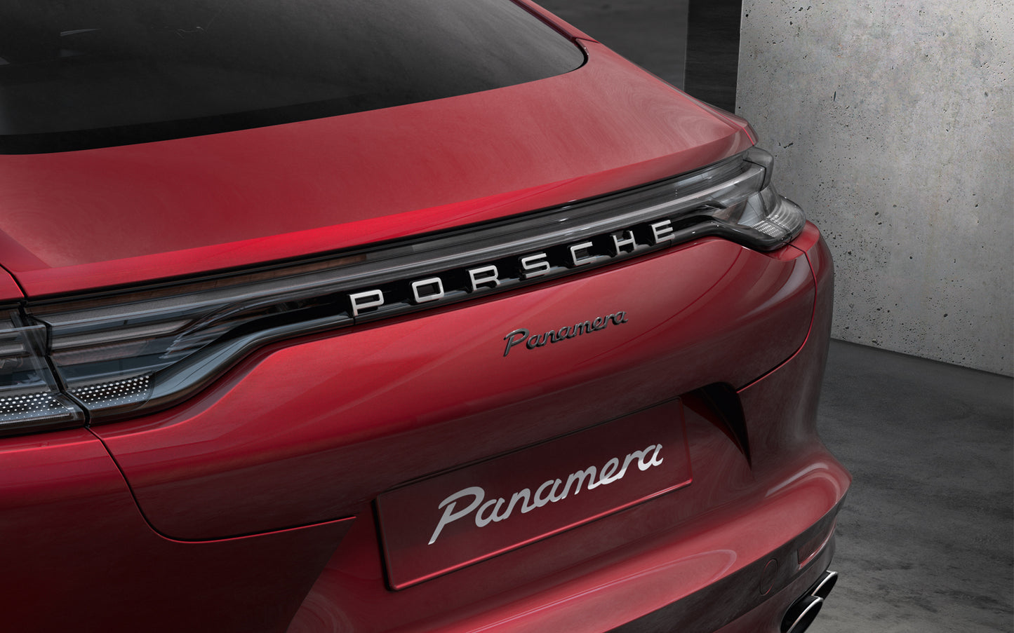 Porsche Model Designation Painted - Black - 971044882041 - Panamera 971044882041