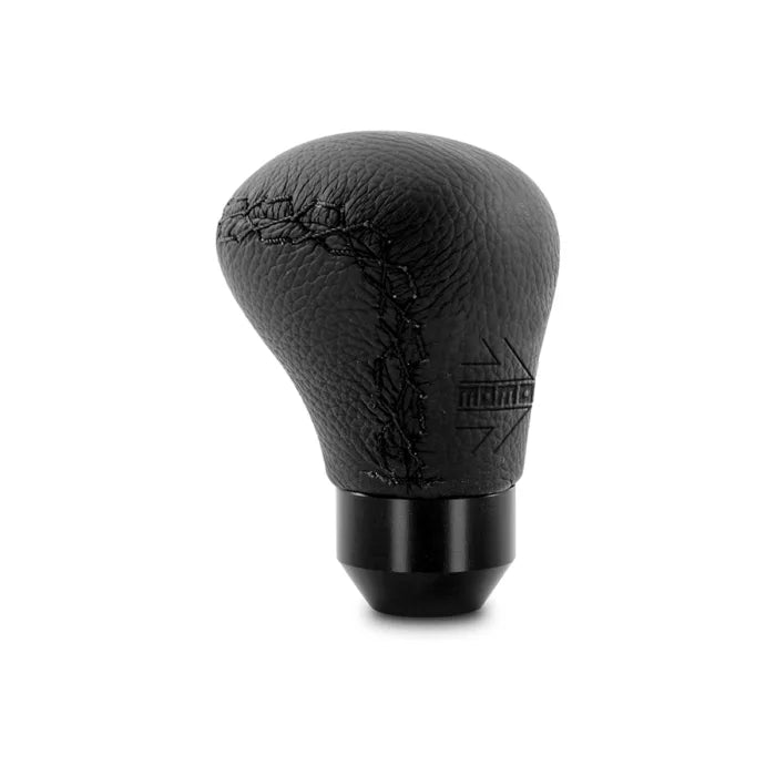 Porsche Momo Anatomico Short Shift Knob - Black Leather ASBK1