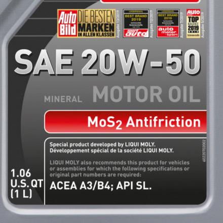 Porsche Motor Oil SAE 20W-50 1L 22070