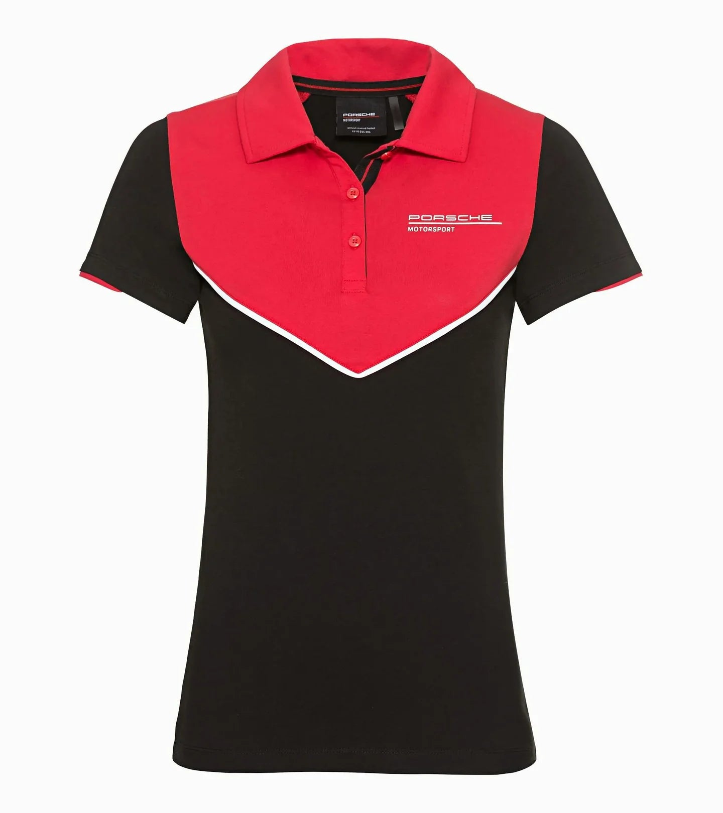 Porsche Motorsport Collection Fanwear Polo Shirt Black/Red - Woman's XXLarge WAP126XXL0NFMS