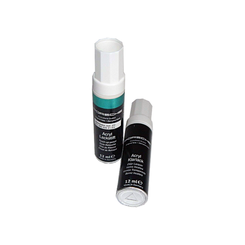 Porsche Paint Pen Set Wimbledon Green Metallic 12ml - 911/968/Boxster 89-05 9110959332123I