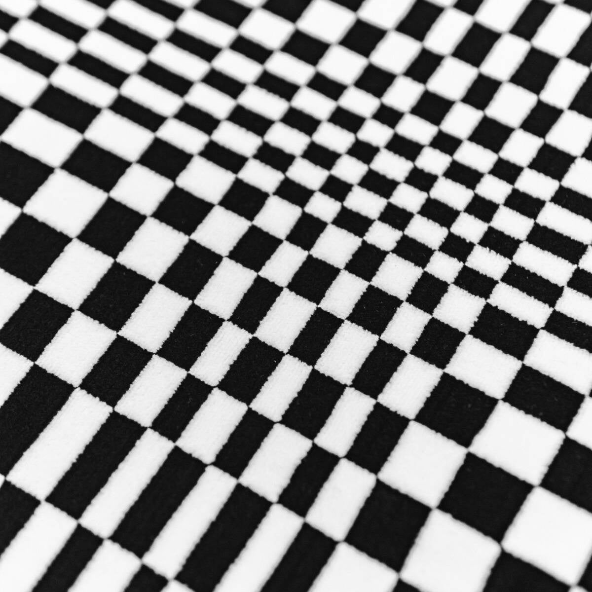 Porsche Pasha Fabric Black White - 1 Meter MAT-PASH-BLK-WHT