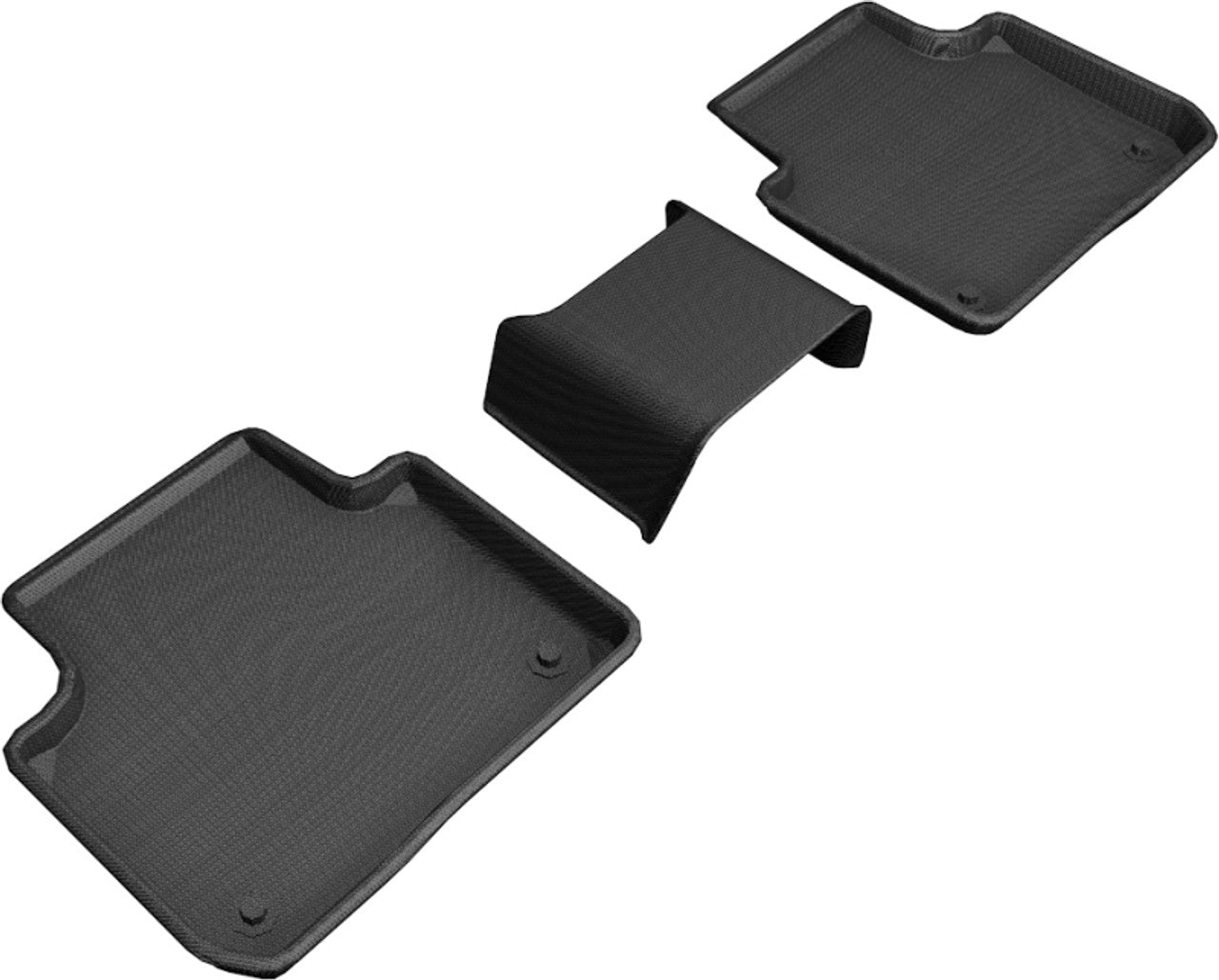 Porsche Rear Floor Mat Black - Cayenne 19-23 L1PO01921509