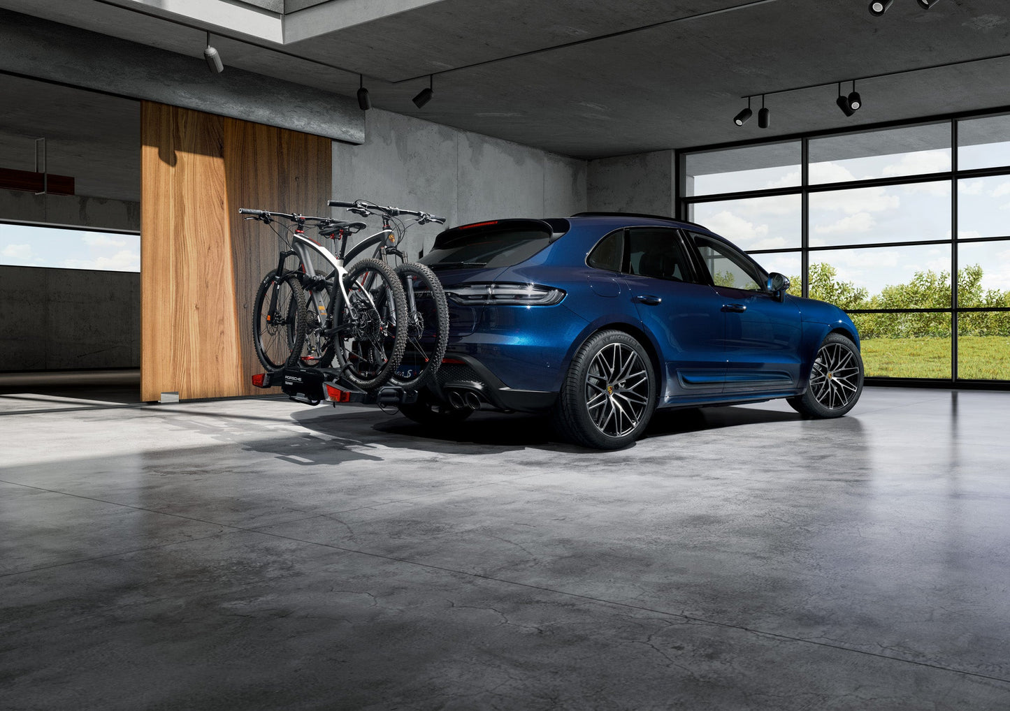 Porsche Rear Mounted Bike Rack - 95B044834 - Cayenne/Macan/Panamera 95B044834