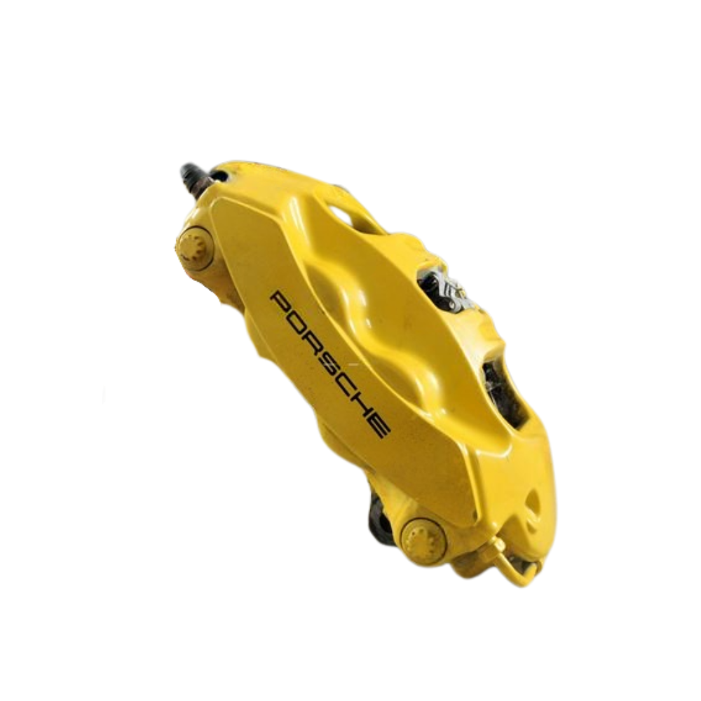 Porsche Rear Right Disc Brake Caliper - Yellow - Cayenne | 2009-2010 955-352-422-80