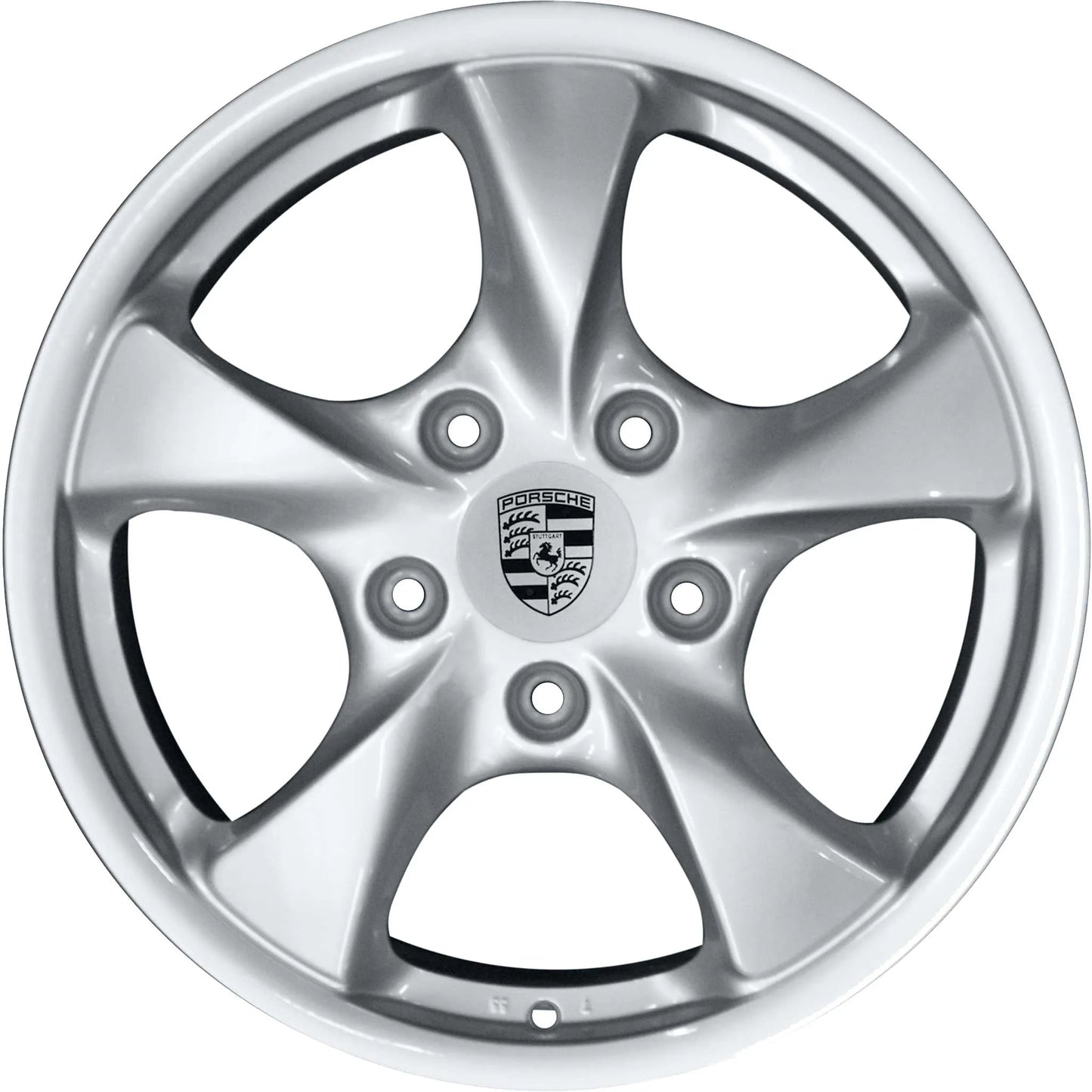 Porsche Rear Silver Alloy Wheel 8.5JX17 ET48 - Boxster 01-02 986-362-126-06