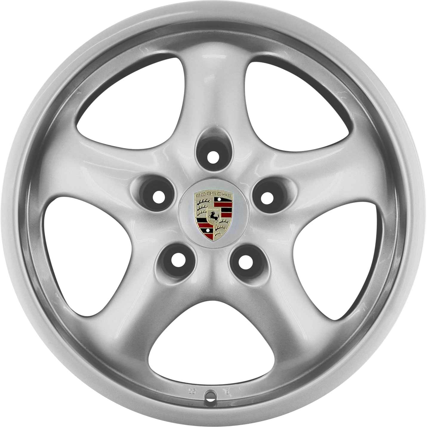Porsche Rear Silver Metallic Alloy Wheel 8JX17 ET70 - 911 95-98 993-362-126-01