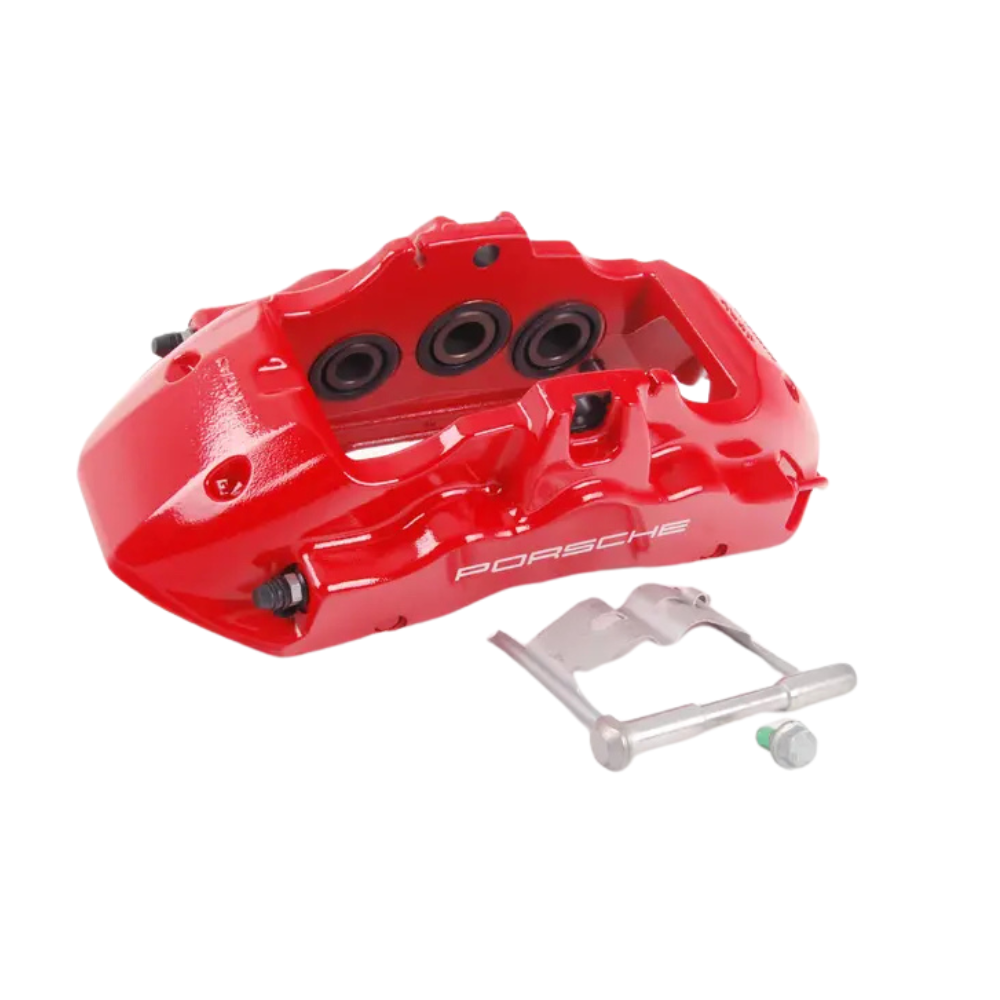 Porsche Right Disc Brake Caliper - Red - Cayenne | 2006-2010 955-351-422-61