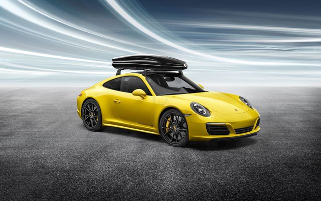 Porsche Roof Box 320 - Black - 95804400025 - 911 - Cayenne - Macan - Panamera - Taycan 95804400025