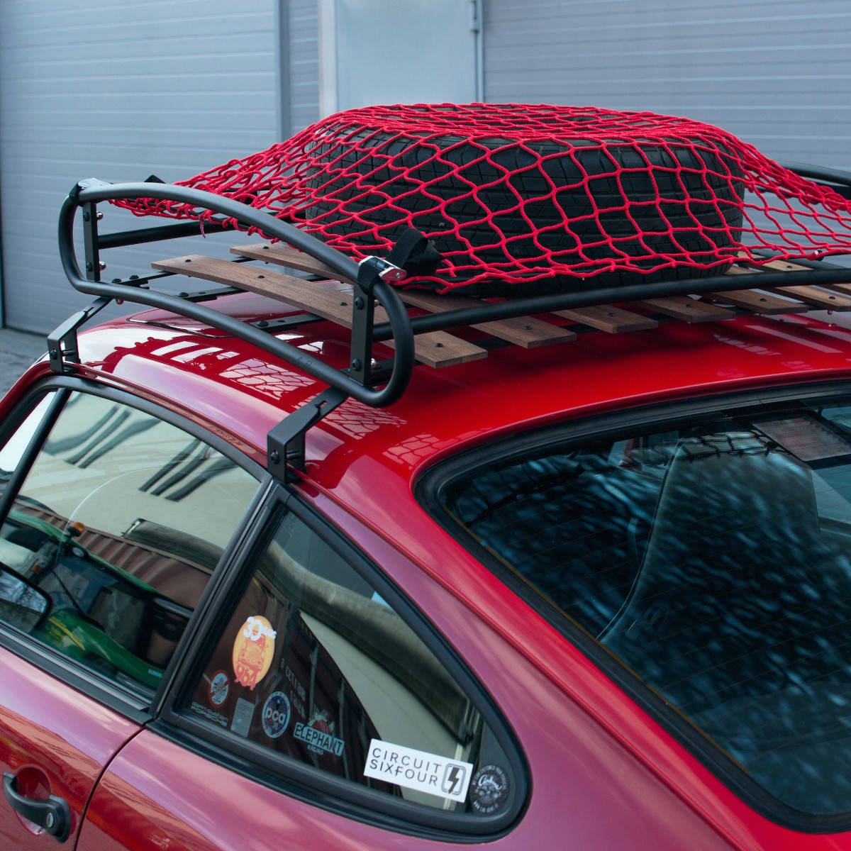 Porsche Roof Rack Cargo Net Red - 911/912/930/912E 65-94 CB-RR-NET-1