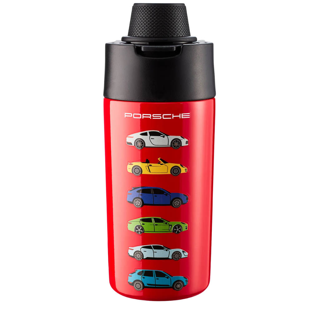 Porsche Single Walled Stainless Steel Kids Drink Bottle - 458 ml