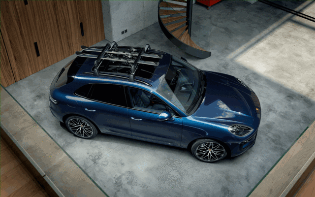 Porsche Ski Rack/Snowboard Holder - 95B044830 - 911/Cayenne/Macan/Panamera/Taycan 95B044830