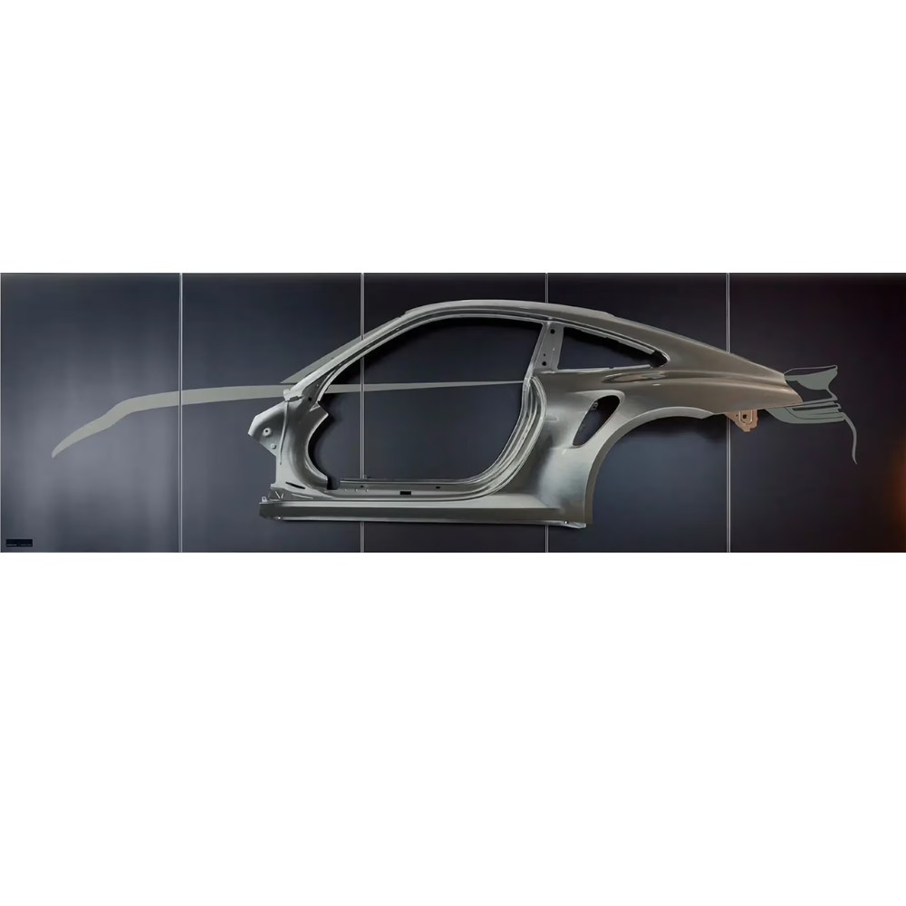 Porsche Skulptur Aventurine Green With Black Background - WAP0501150N012 WAP0501150N012