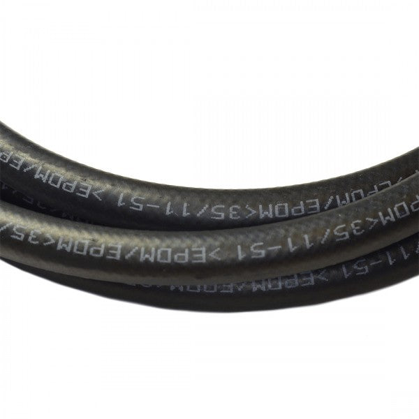 Porsche Smooth Black Brake Fluid Hose M7 1 Meter HOSE-SR-050