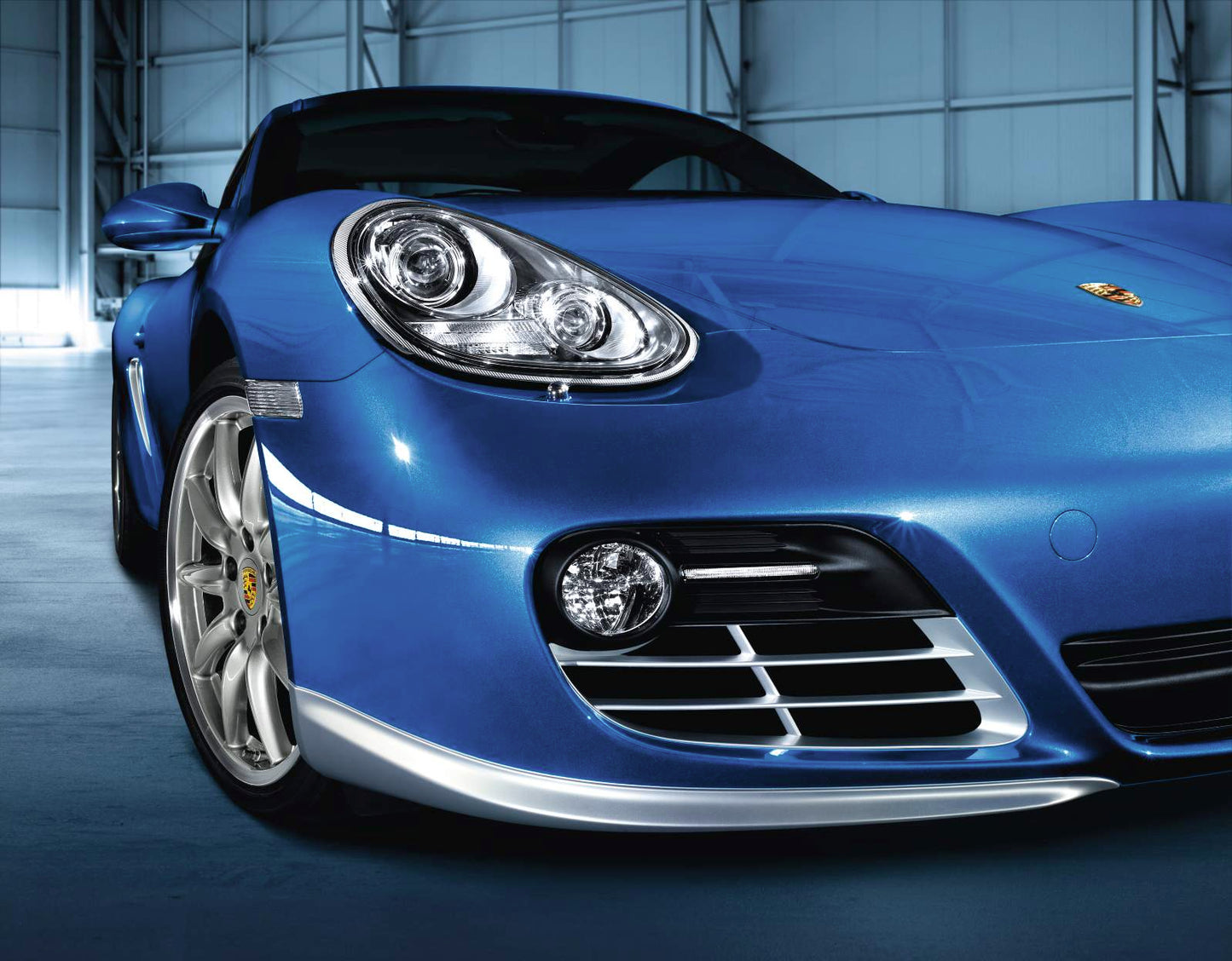 Porsche Spoiler Lip In Matt Aluminium Look - 98704480211 - 987 04-12 98704480211