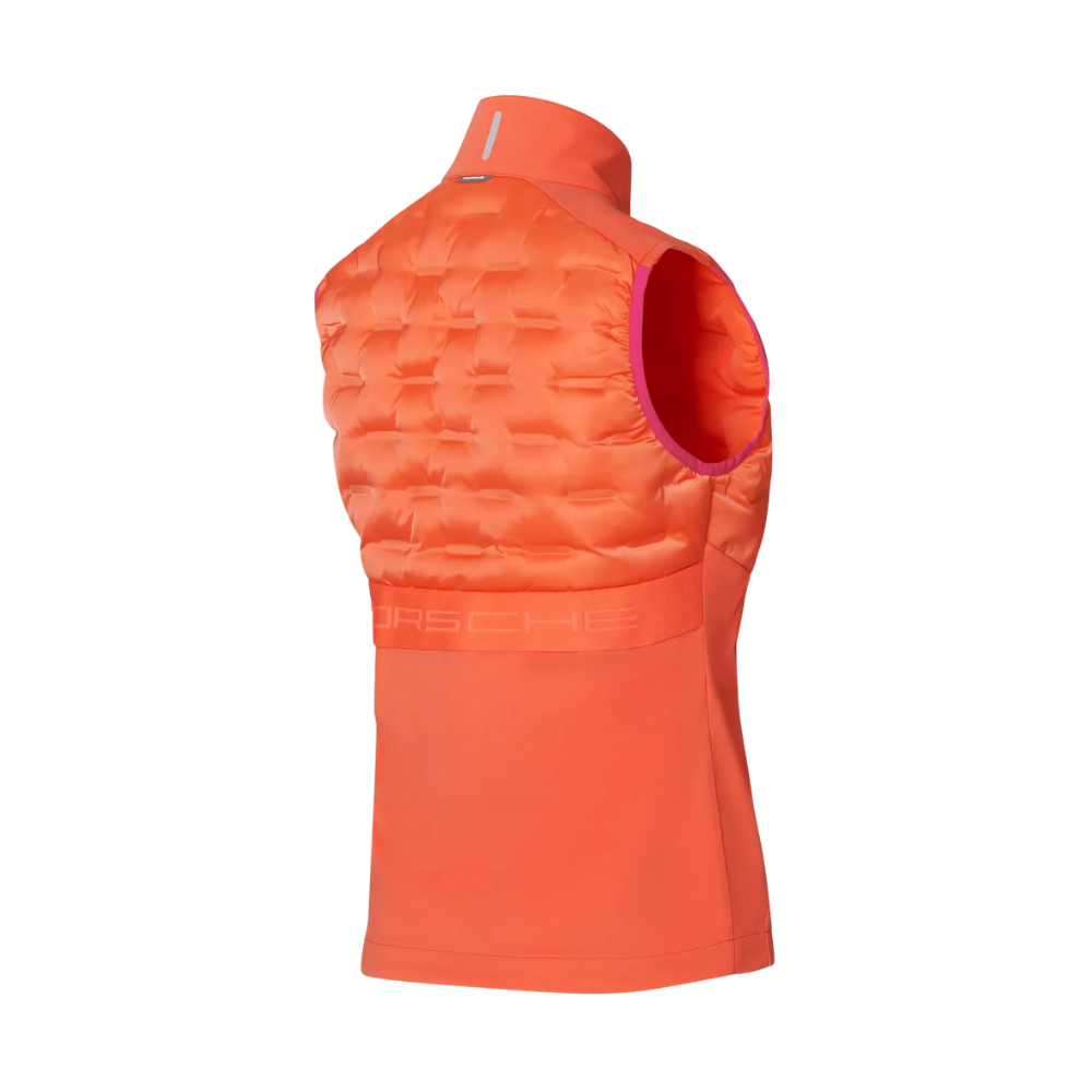 Porsche Sport Women Windproof Bodywarmer - Coral Red
