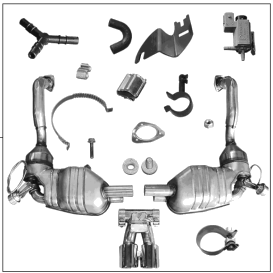 Porsche Sports Exhaust - 98704420012 - 987 04-12 98704420012