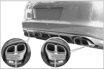 Porsche Sports Exhaust System - 97004420012 - Panamera 97004420012