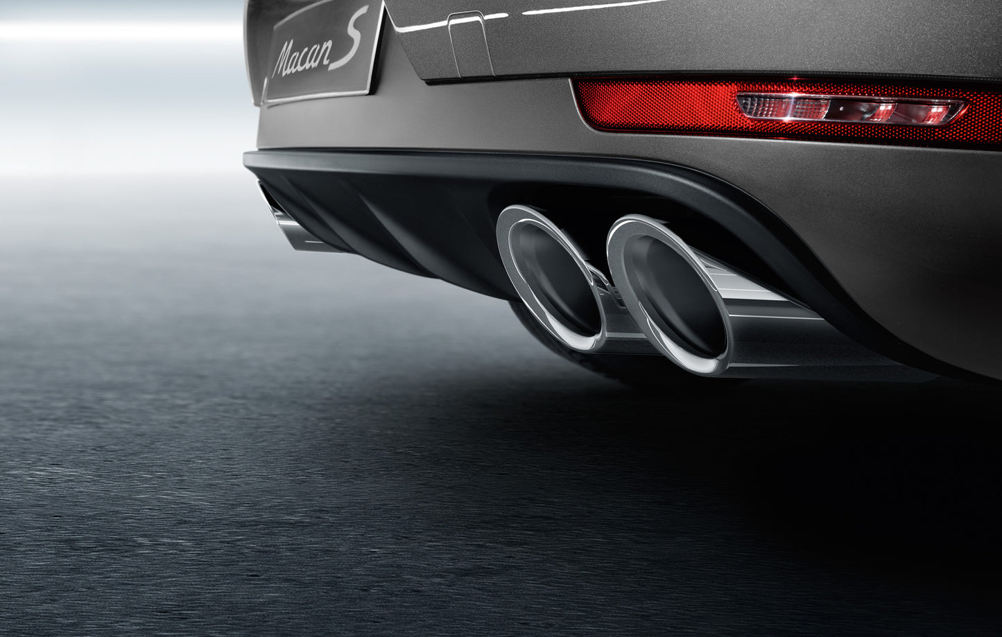 Porsche Sports Exhaust Tailpipes - 95B04420007 - Macan 15-23 95B04420007