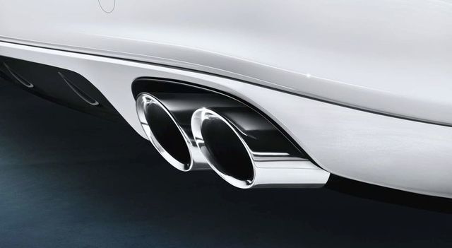 Porsche Sports Tailpipes - Silver - 97004420000 - Panamera 97004420000