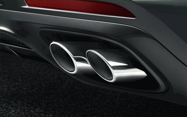Porsche Sports Tailpipes Silver - 971044200A - Panamera 971044200A