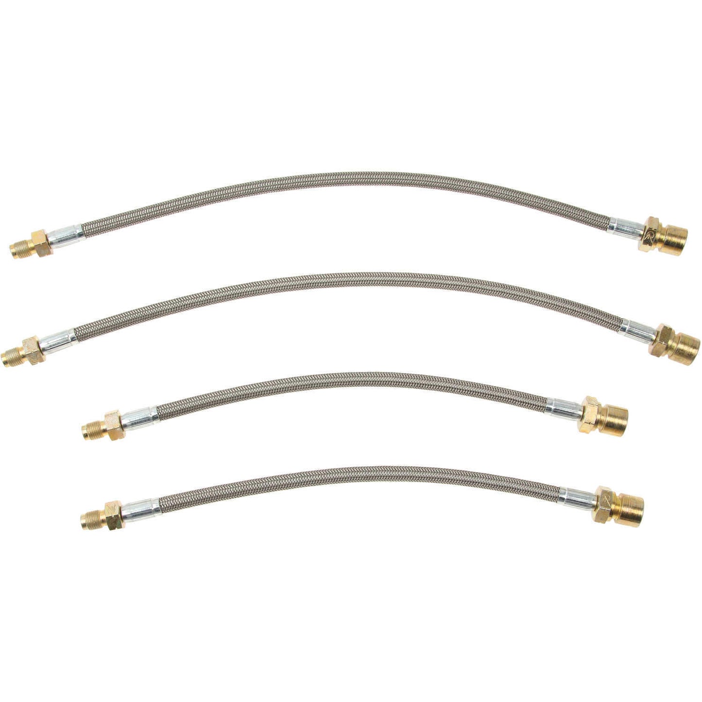 Porsche Stainless Steel Brake Hose Kit - 356A 55-59 SMC-352-008-00