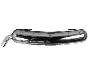 Porsche Stainless Steel Exhaust Muffler - Rear - 911 73-83 911-111-025-01S