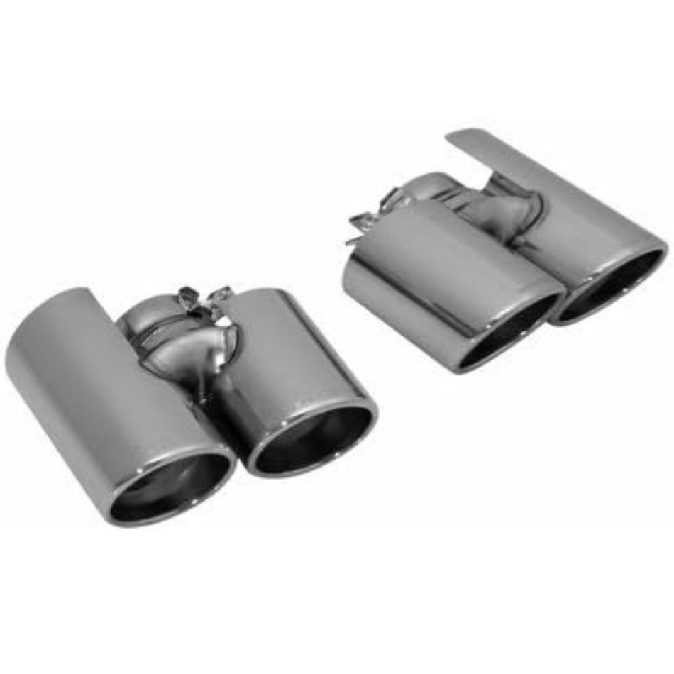 Porsche Stainless Steel Tail Pipe Set 90mm - 911 05-08 689405-0606SLR