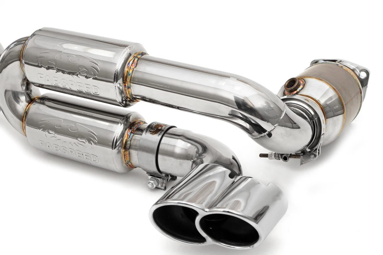 Porsche Supersport 70mm X-Pipe Exhaust System - 911 | 2001-2004 FS-POR-996T-SSSX