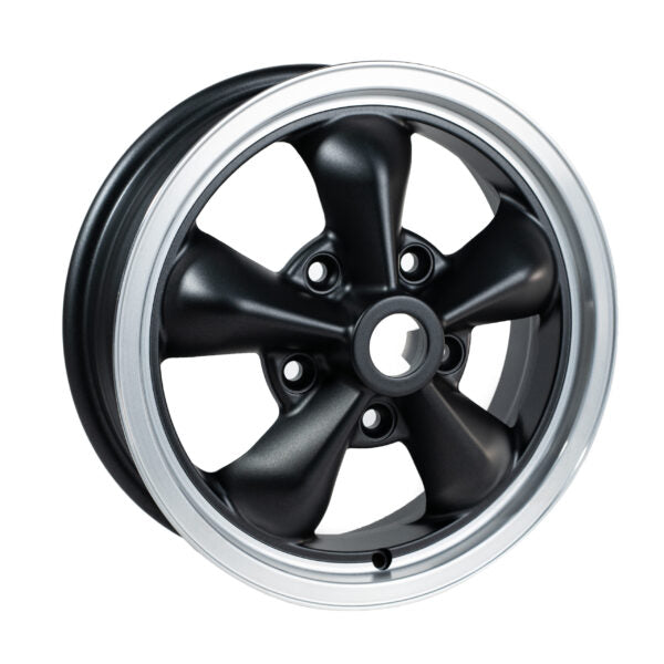 Porsche TT1550 15 x 5 Alloy Wheel Grey Black Cut