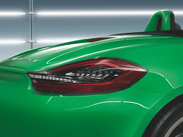 Porsche Tinted Tail Lights with Black Center Section - 98104490001 - 981 12-16 98104490001