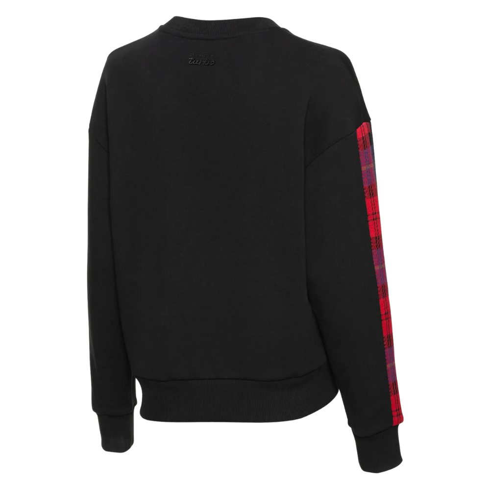 Porsche Turbo No. 1 Womens Black Sweatshirt