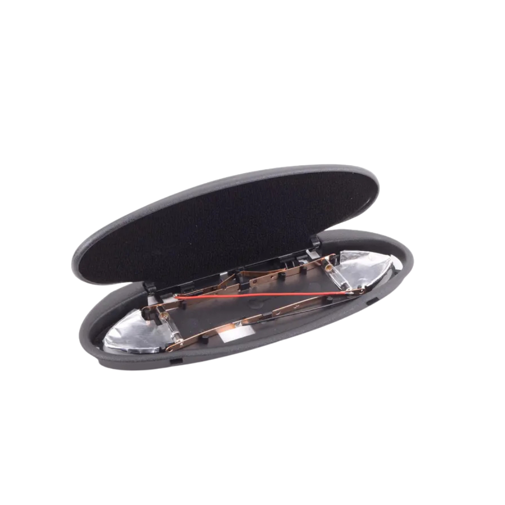 Porsche Vanity Mirror Housing Satin Black - Boxster 97-04 9867319030001C
