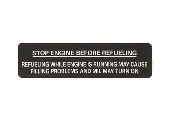 Porsche Warning Sticker - Cayenne 11-18 955-006-118-10