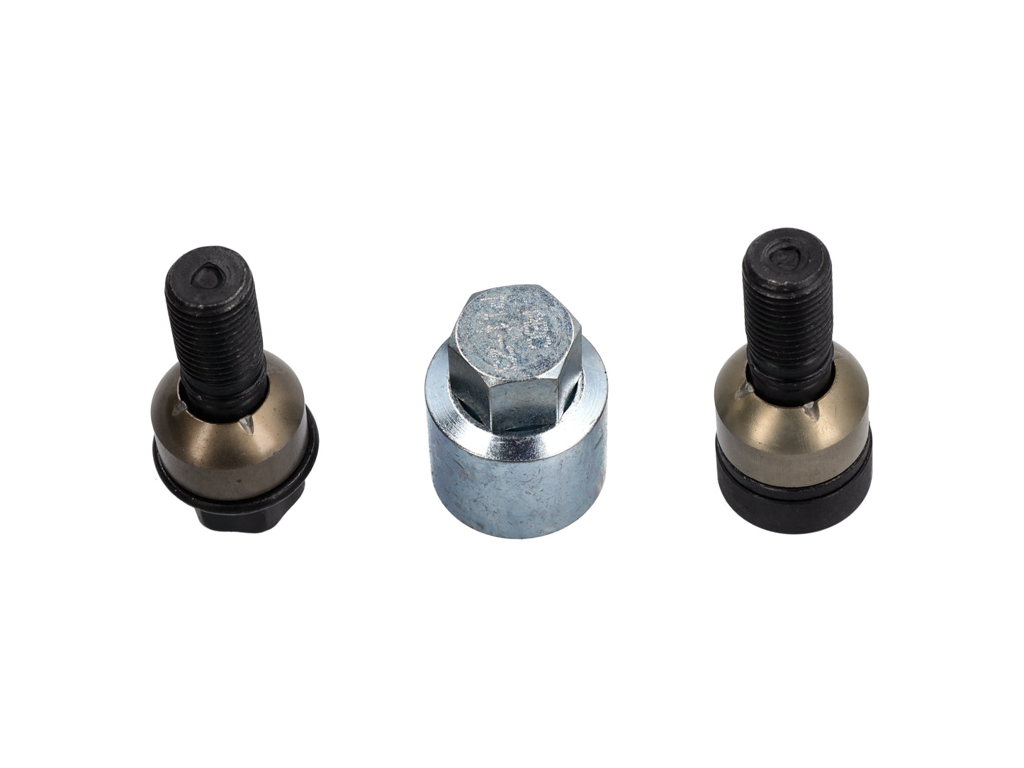 Porsche Wheel Bolts Black incl. Anti Theft Protection - 00004460291 4460291